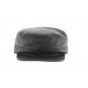 Cuban leather cap - Booster Black