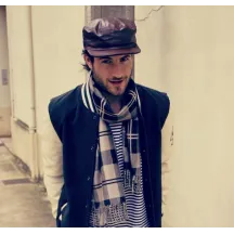 Casquette cubaine cuir - Booster Marron clair