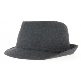 chapeau trilby gris