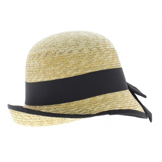 Straw cloche hat Straw cloche hat