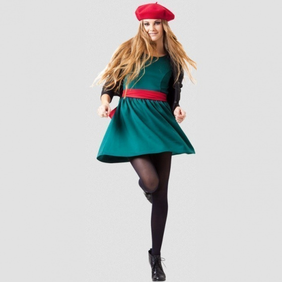 Beret Mademoiselle Laulhère fushia