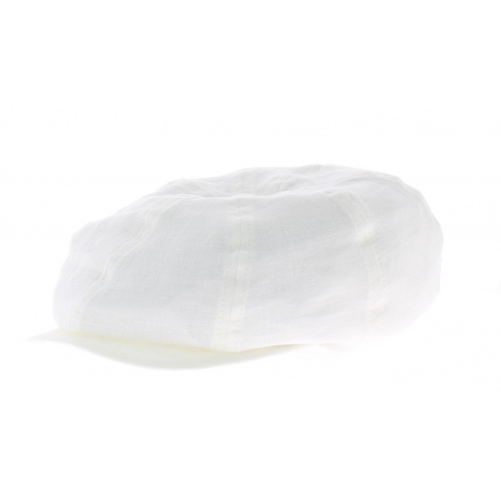Casquette bugatti lin blanc