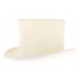 Top form wool felt white ivory child