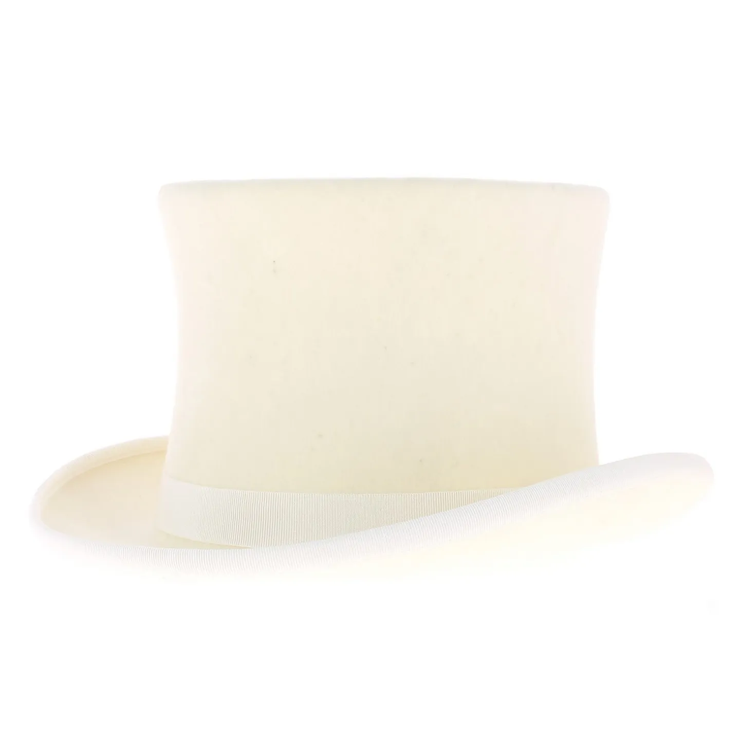 Top form wool felt white ivory child