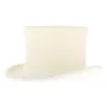 Top form wool felt white ivory child