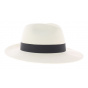 white borsalino hat