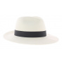 chapeau style borsalino blanc