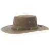 Squashy kangaroo leather hat