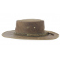 Squashy kangaroo leather hat