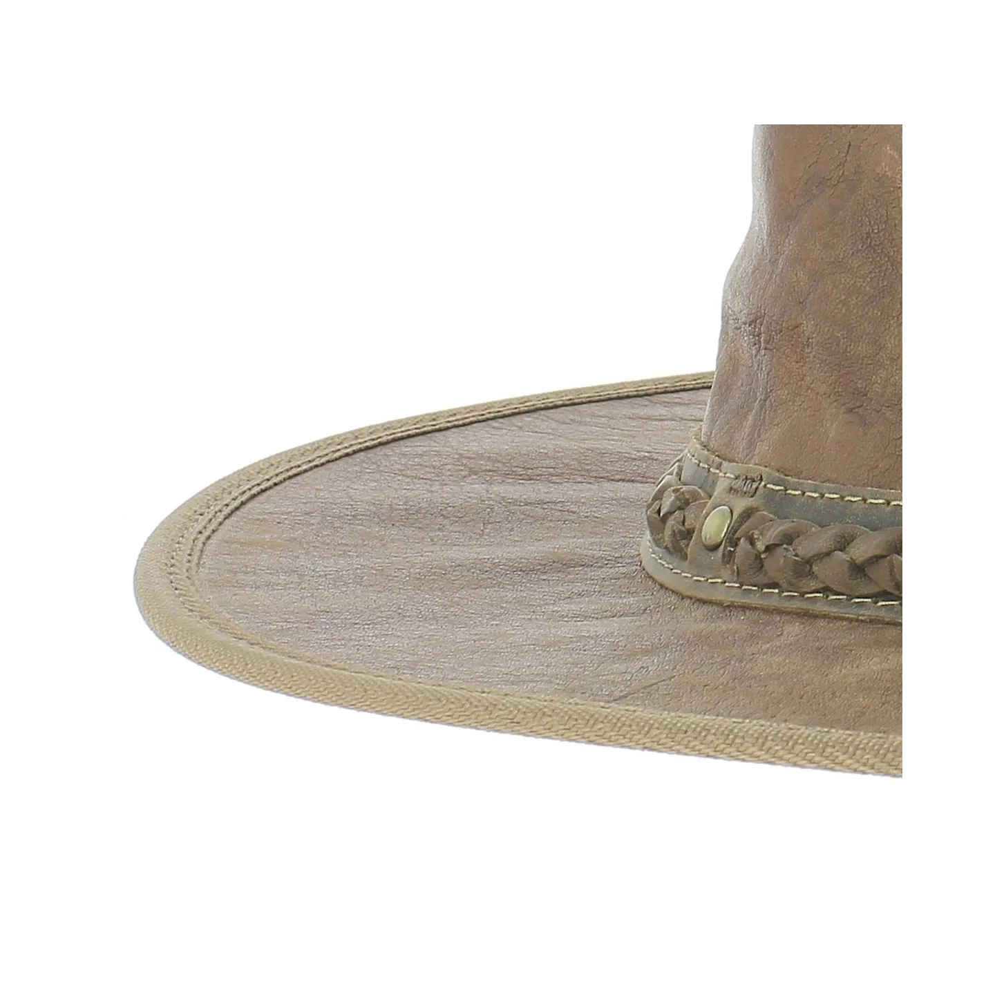 Chapeau cuir kangourou squashy