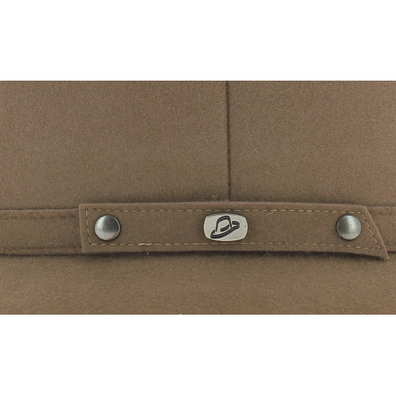 borsalino hat with lowered brim - Foldable felt