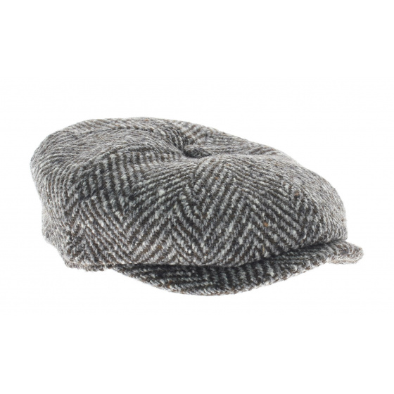 Casquette hatteras Herringbone gris Casquette hatteras Herringbone gris