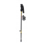 Trekking pole black red flame  