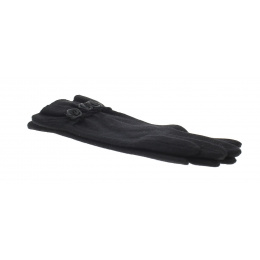 Fancy glove woman Oriane black