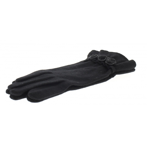 Gant fantaisie femme Oriane noir Gant fantaisie femme Oriane noir