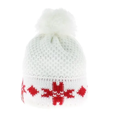 Le Drapo White Jacquard Hat