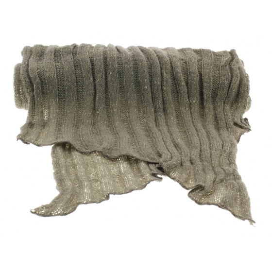 Fancy taupe scarf
