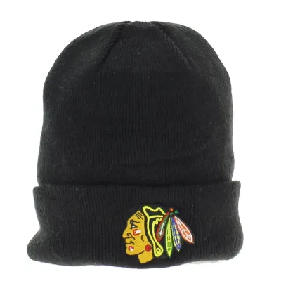 Chicago Blackhawks Short Beanie - 47 Brands Reference: 4028 | Chapellerie Traclet