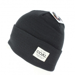 The Uniform Black Beanie - Coal
