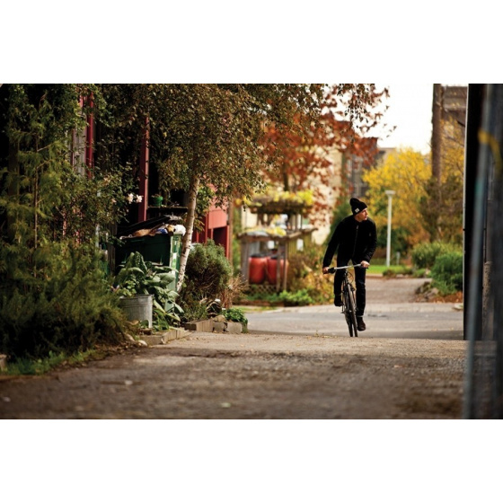 The Uniform Black Beanie - Coal