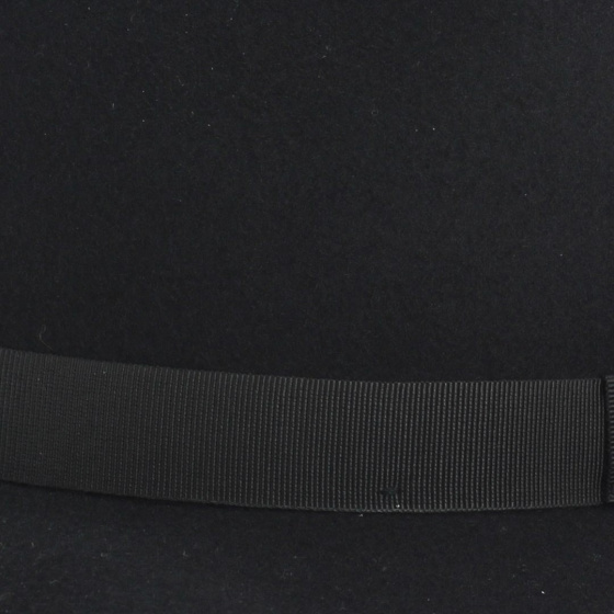 Chapeau Fedora Gabin Feutre Laine Noir- Traclet Chapeau Fedora Gabin Feutre Laine Noir- Traclet