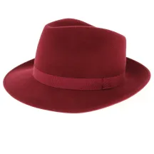 Chapeau Fedora Feutre Laine Caroube- Traclet  Reference : 4140 | Chapellerie Traclet