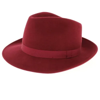 Carob Wool Felt Fedora Hat - Traclet Reference: 4140 | Traclet Hatters
