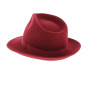 Carob Wool Felt Fedora Hat - Traclet