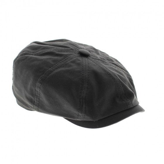 Stetson Black Hatteras Waterproof Cotton Cap