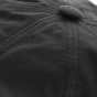 Casquette Noire Hatteras Cotton Imperméable Stetson