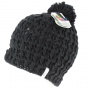 The Waffle black beanie by Coal