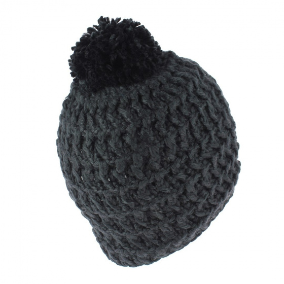 The Waffle black beanie by Coal