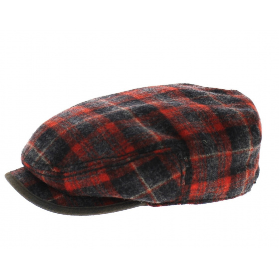 Ear-Flap Cap Bandera Canada Red - Stetson