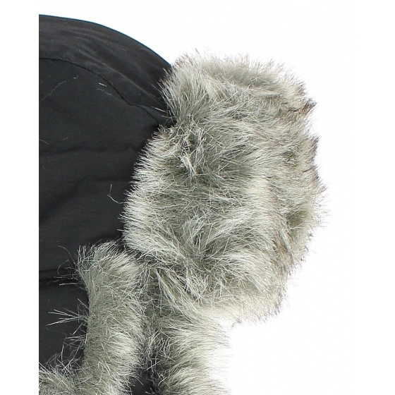 Chapka enfant  fausse fourrure noire