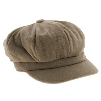 Casquette gavroche polaire beige Reference : 1204 | Chapellerie Traclet