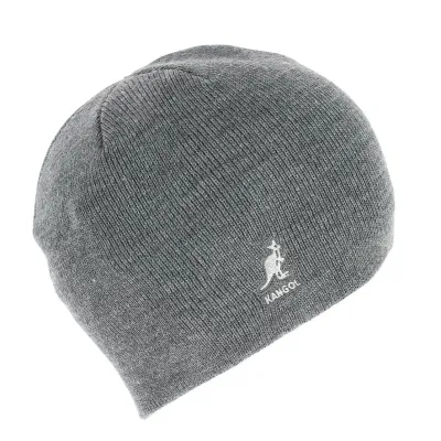 Gray Kangol beanie acrylic cuffless pull on - kangol - Traclet Hat Shop Reference: 4269 | Traclet Hat Shop
