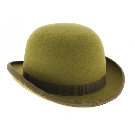 Chapeau Melon Feutre Laine Nèfle Made In France