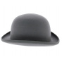 Bowler hat - Grey Wool felt
