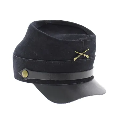 Union army cap - Genuine suede leather Reference: 1498 | Traclet Hat Shop