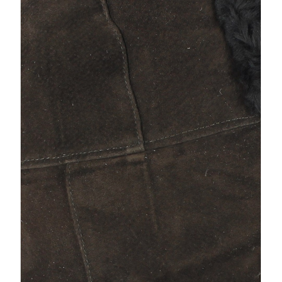 Jivago Brown Genuine Leather Ushanka With Fur Jivago Brown Genuine Leather Ushanka With Fur