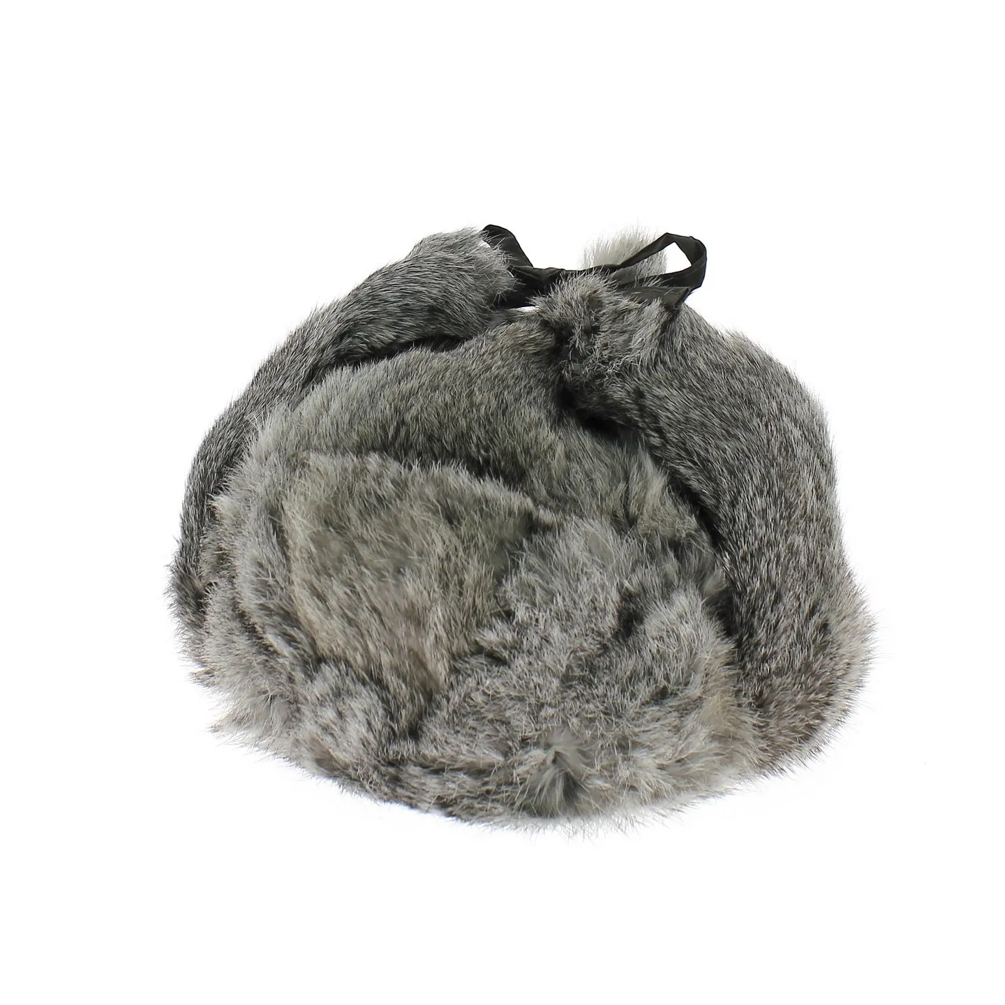 Chapka Ushanka Poil de Lapin - Traclet- Gris souris Reference : 612 | Chapellerie Traclet