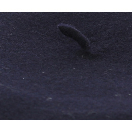 Basque beret Sare Pure Wool Waterproof navy- Élosegui