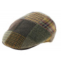 Patchwork Wool Dome Cap - Guerra