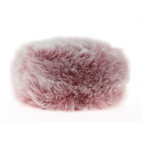 Pink Faux Fur Roberti Beanie - Traclet