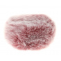Pink Faux Fur Roberti Beanie - Traclet
