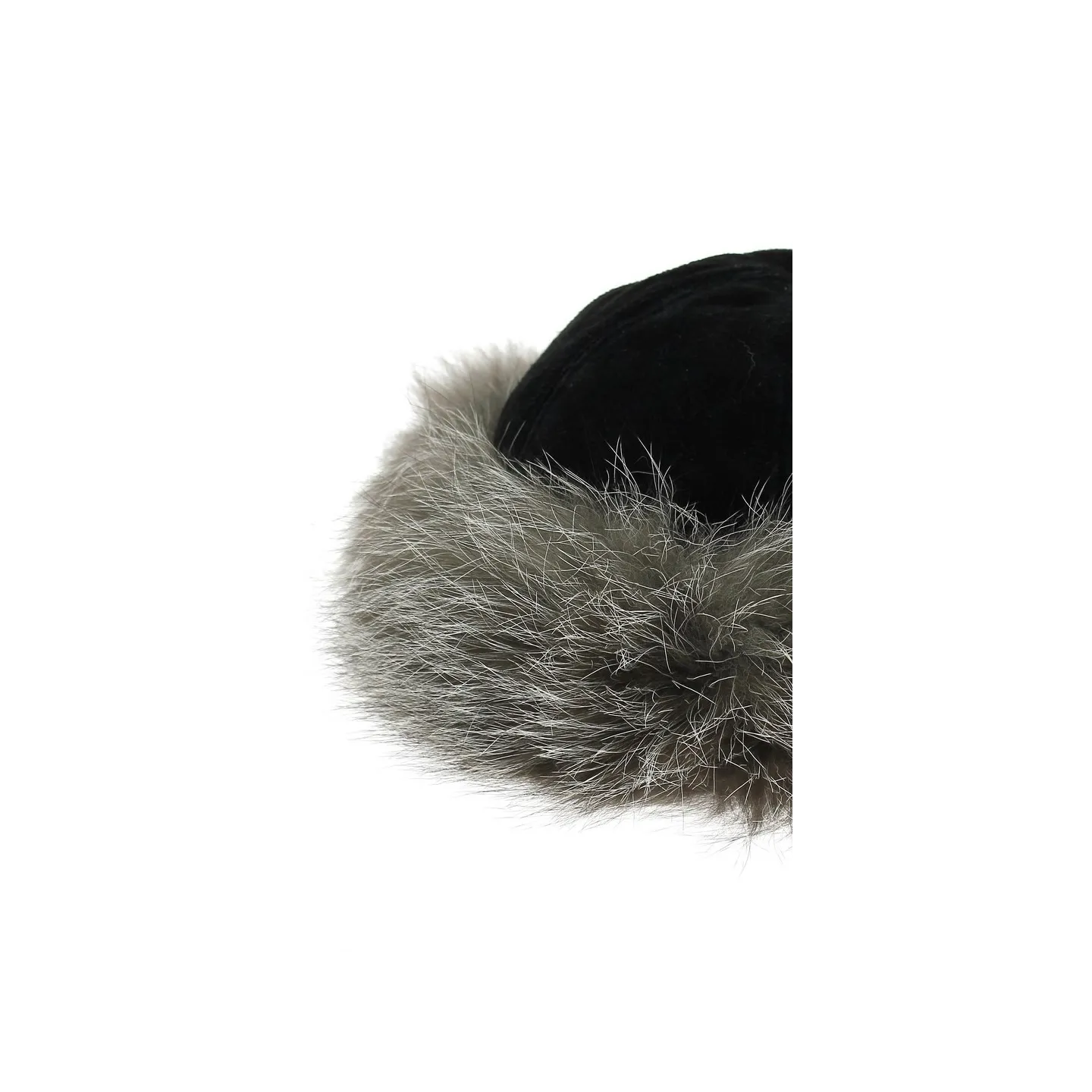 gray fox fur hat - purchase women's fox fur hat Reference: 4216 | Chapellerie Traclet