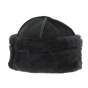 Sheepskin Beanie - Black