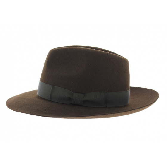 Chapeau Bogarte Feutre Poil Marron Chapeau Bogarte Feutre Poil Marron