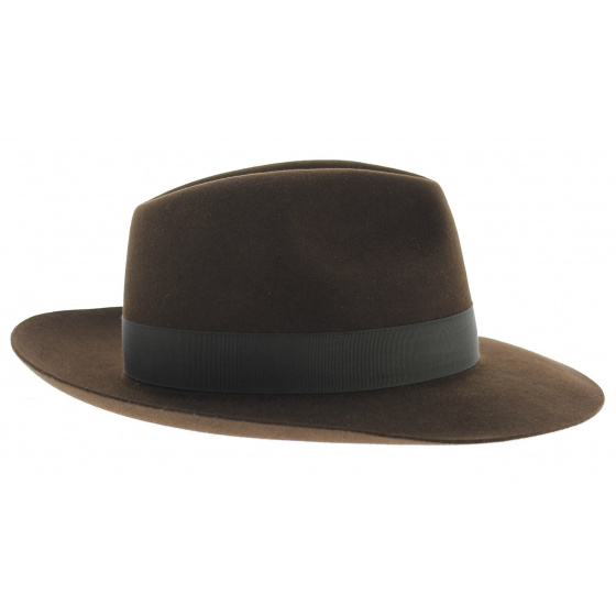 Chapeau Bogarte Feutre Poil Marron Chapeau Bogarte Feutre Poil Marron