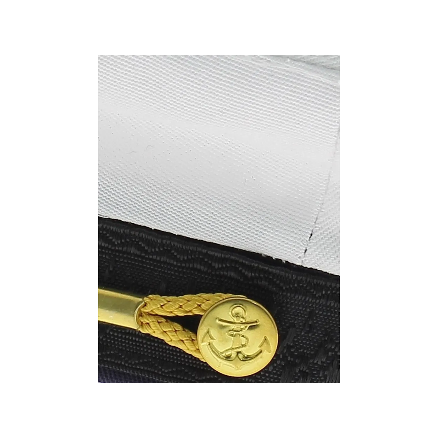 White Commodore Sailor Cap | Traclet Captain's Cap Reference: 3482 | Chapellerie Traclet